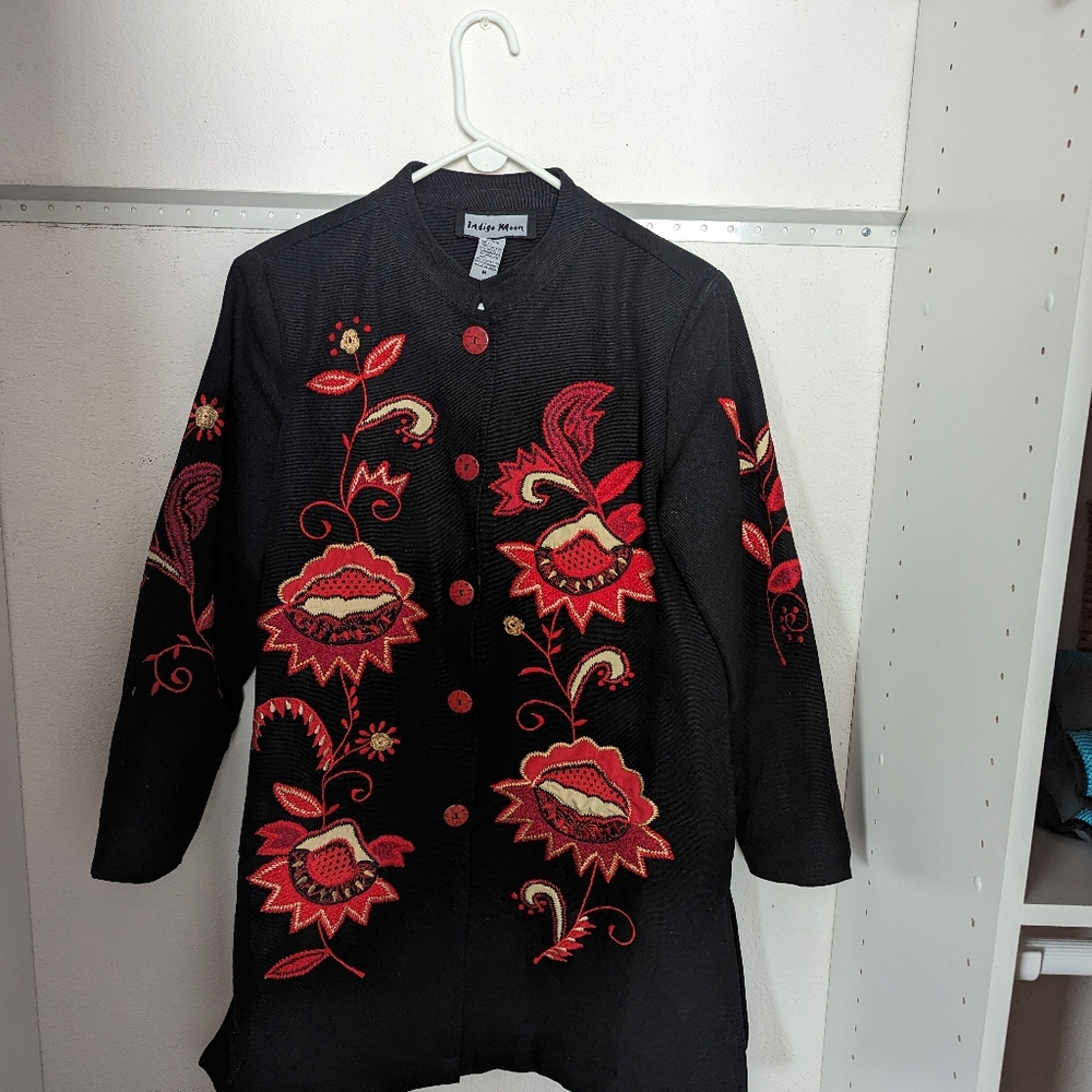 Indigo Moon Embroidered beautiful jacket/ blazer